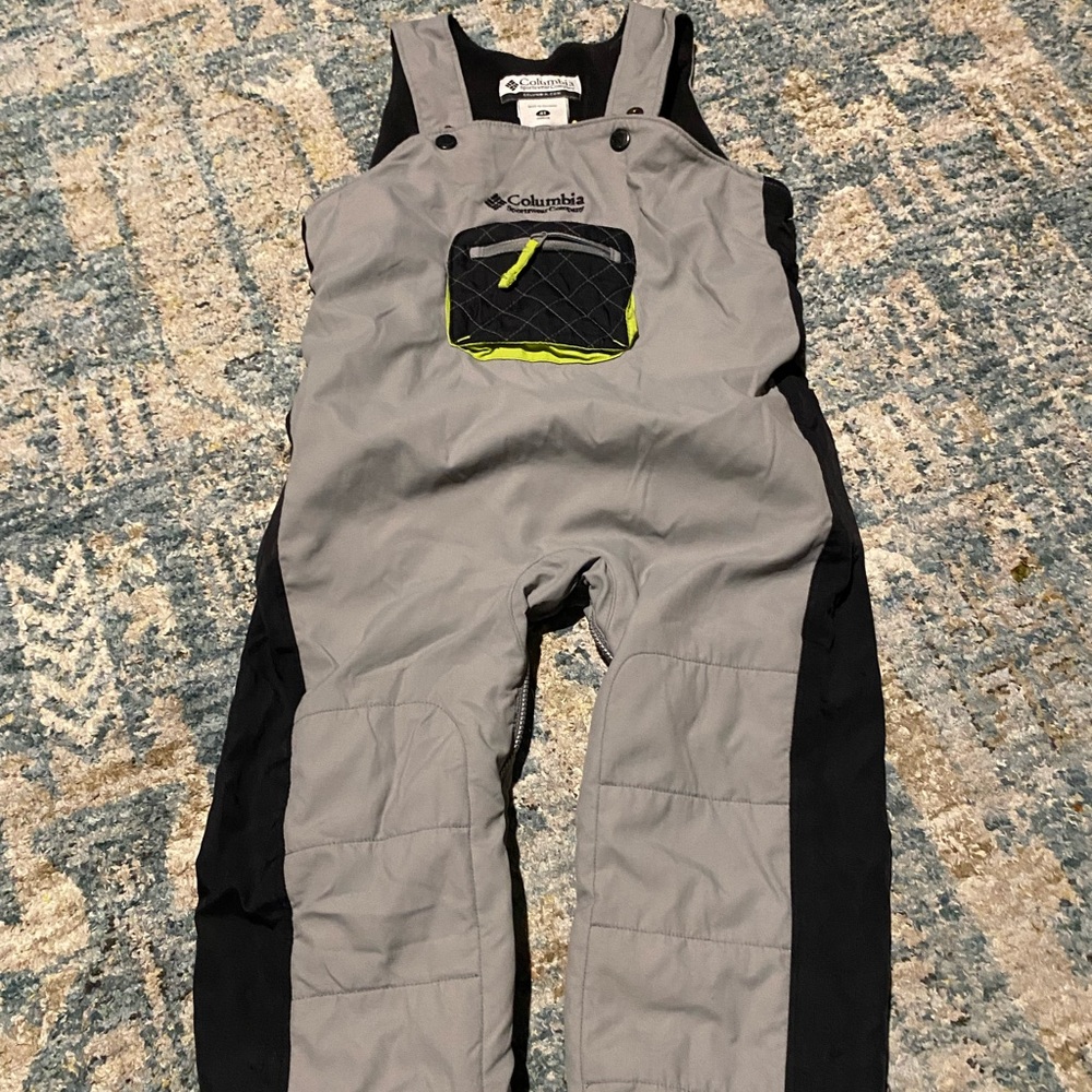 Columbia Gray and Black Outdoor Overalls